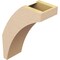 Ekena Millwork 5-inch W x 12-inch D x 16-inch H Thorton Rough Cedar Woodgrain TimberThane Knee Brace, Primed BRCUR05X12X16THRRCPR - alternate 3